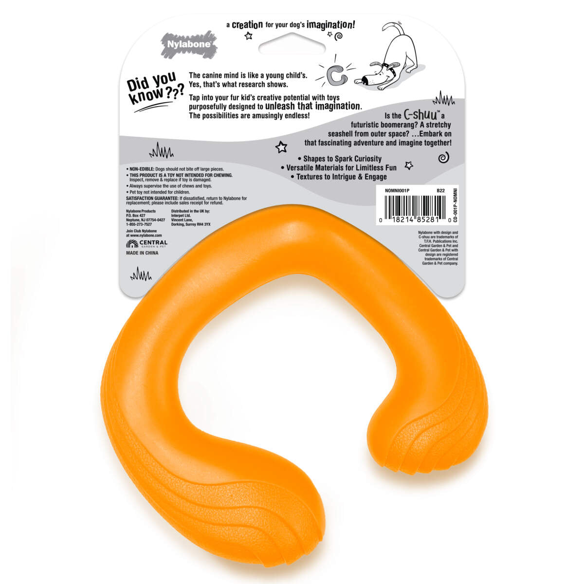 Nylabone | C-Shuu Interactive Dog Enrichment Toy | Dog Toy